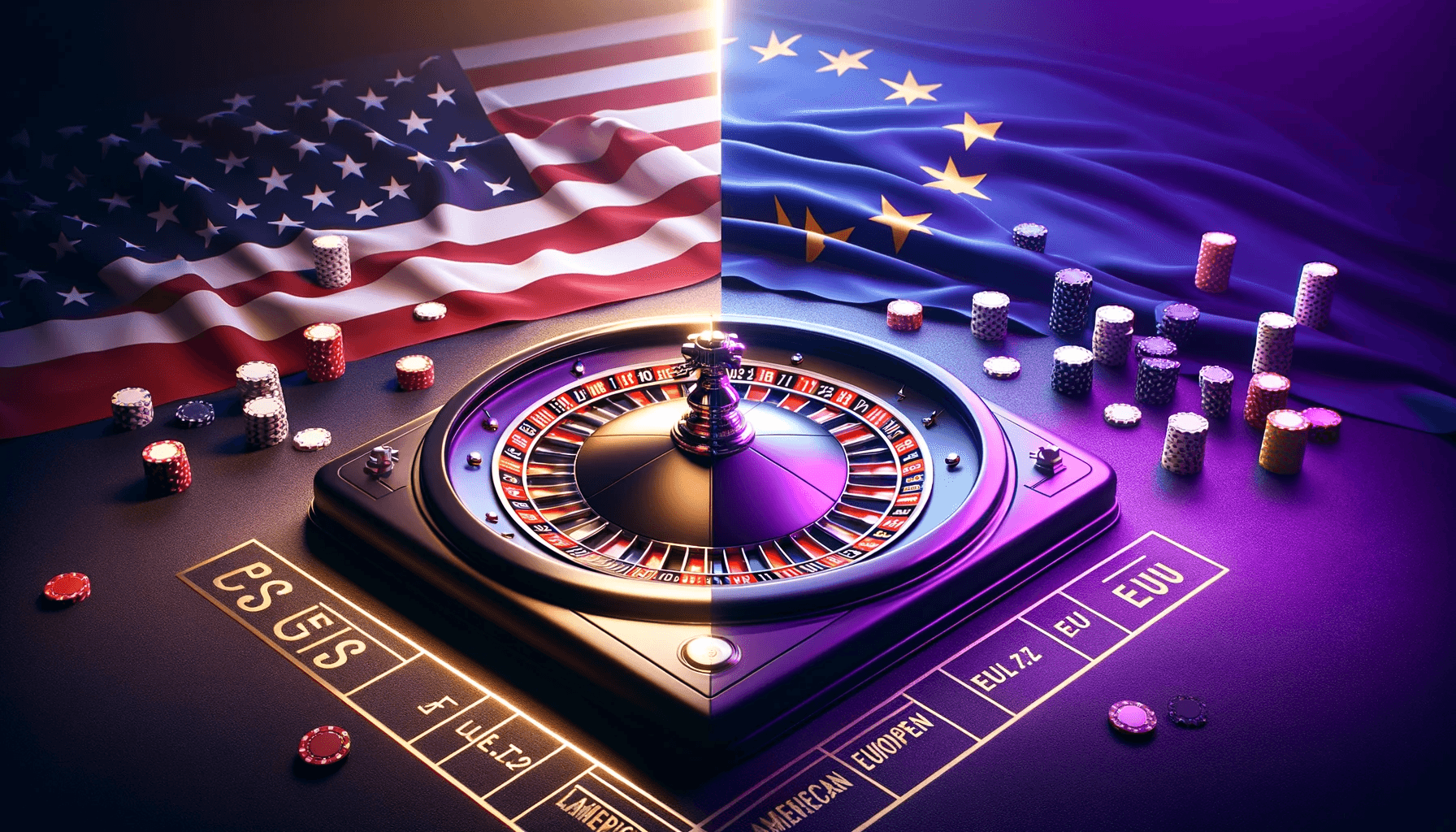 Wählen Sie amerikanisches oder europäisches Roulette in einem Live-Dealer-Casino image